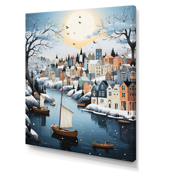 Winston Porter Harbord Harbord Harbor Silver Anchorage I On Canvas Print Wayfair